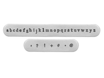 ImpressArt Signature Plus Ember    Letter Stamp Set Lowercase 2.5mm - Standard Image - 2