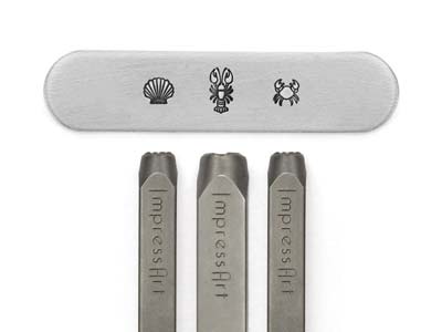 ImpressArt Under The Sea Design    Stamp 6 To 9.5mm Pack of 3 - Standard Image - 1