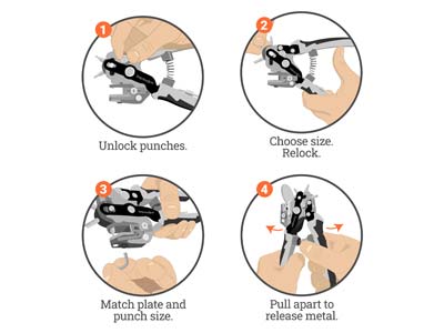 ImpressArt 6 In 1 Hole Punch - Standard Image - 6