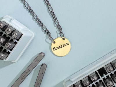 ImpressArt Slate Midrange Letter   Stamp Set Uppercase 3mm - Standard Image - 3