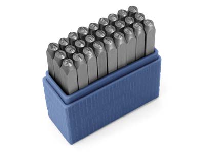 ImpressArt Denim Daze Midrange     Letter Stamp Set Uppercase 3mm - Standard Image - 1