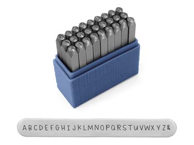 ImpressArt Denim Daze Midrange     Letter Stamp Set Uppercase 3mm - Standard Image - 2