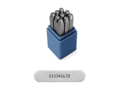 ImpressArt Denim Daze Midrange     Number Stamp Set 3mm - Standard Image - 2