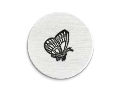 ImpressArt Resting Butterfly Ultra Detail Design Stamp 9.5mm - Standard Image - 1