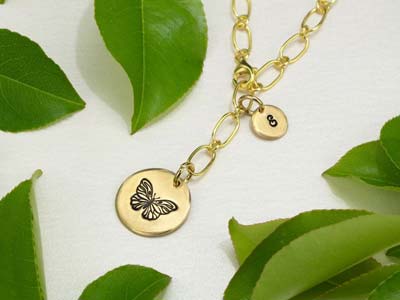 ImpressArt Butterfly Ultra Detail  Design Stamp 12mm - Standard Image - 2