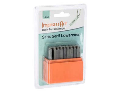 ImpressArt Basic Letter Stamp Set  Lowercase 1.5mm - Standard Image - 3