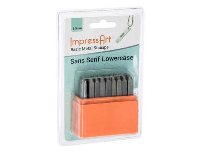 ImpressArt Basic Letter Stamp Set  Lowercase 2.5mm - Standard Image - 3