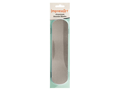 ImpressArt Aluminium Cuff Bangle   150x38mm Stamping Blank Pack of 4 - Standard Image - 3