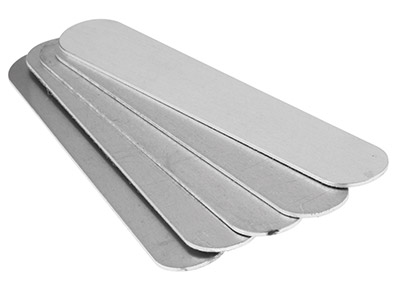 ImpressArt Aluminium Cuff Bangle   150x25mm Stamping Blank Pack of 5 - Standard Image - 2