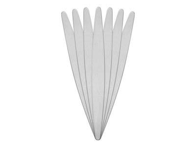 ImpressArt Tapered Aluminium Cuff  Bangle 150x16mm Stamping Blank     Pack of 7 - Standard Image - 2