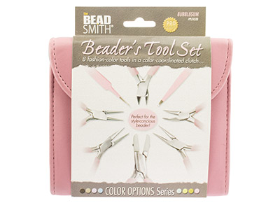 Beadsmith Beaders Tool Kit In      Bubblegum Pink Colour - Standard Image - 3