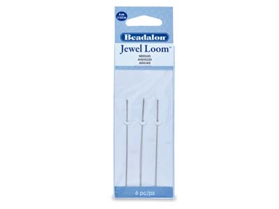 Beadalon Jewel Loom Beading       Needles, 8cm3.125 6 Pieces