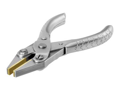 Classic Parallel Action Pliers     Brass Flat Jaw 125mm - Standard Image - 2