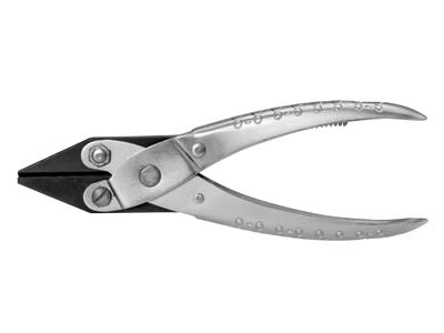 Classic Parallel Action Pliers Half Roundflat 140mm