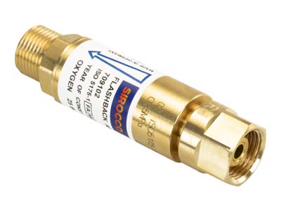 Sirocco Oxygen Flashback Arrestor