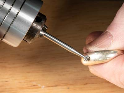 Bench Essentials By Cooksongold    Burr Round 0.9mm - Standard Image - 3