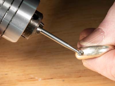 Bench Essentials By Cooksongold    Burr Round 1.1mm - Standard Image - 3