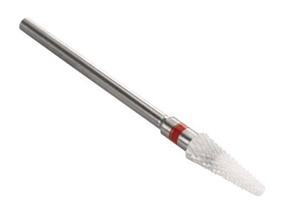 Bench Essentials By Cooksongold    Ceramic Burr Cone, Fine Grit Red,  4mm - Standard Image - 1