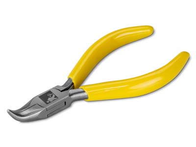 Bench Essentials By Cooksongold    Bent Nose Pliers 130mm - Standard Image - 3