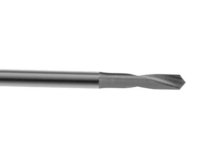 Bench Essentials By Cooksongold    Geometry Shank Drill 2.1mm,        Platinum And Pd - Standard Image - 2