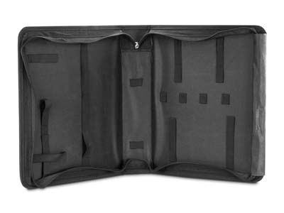 Bench Essentials By Cooksongold    Tools Zipper Case, 25 Slots, 435mm X 350mm X 90mm - Standard Image - 2