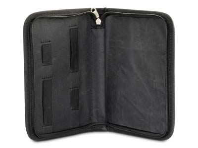 Bench Essentials By Cooksongold    Pliers Zipper Case, 5 Slots, 166mm X 153mm X 35mm - Standard Image - 2