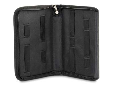 Bench Essentials By Cooksongold    Pliers Zipper Case, 5 Slots, 166mm X 153mm X 35mm - Standard Image - 3