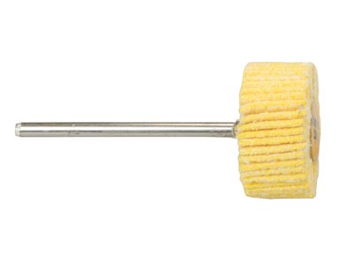 Bench Essentials By Cooksongold Chamois Flap Wheel, Mounted, 20mm X 10mm X 2.34mm Shank - Standard Image - 2