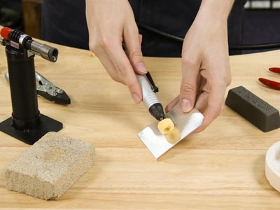 Bench Essentials By Cooksongold Chamois Flap Wheel, Mounted, 20mm X 10mm X 2.34mm Shank - Standard Image - 5