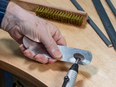 Bench Essentials By Cooksongold Emery Flap Wheel, Knife Edge 100 Grit - Standard Image - 4