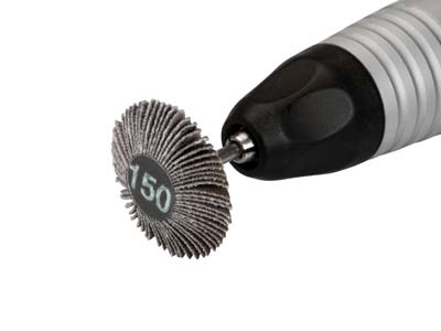 Bench Essentials By Cooksongold Emery Flap Wheel, Knife Edge, 150 Grit - Standard Image - 3