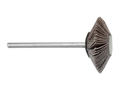 Bench Essentials By Cooksongold Emery Flap Wheel, Knife Edge, 220 Grit - Standard Image - 2