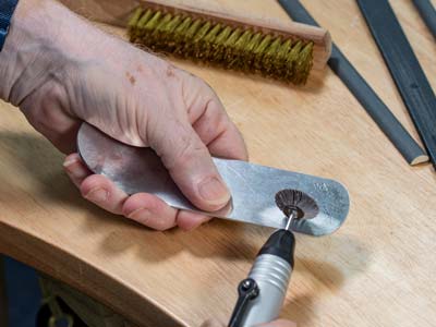 Bench Essentials By Cooksongold Emery Flap Wheel, Knife Edge, 220 Grit - Standard Image - 4
