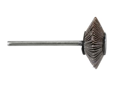Bench Essentials By Cooksongold Emery Flap Wheel, Knife Edge, 240 Grit - Standard Image - 2