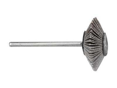 Bench Essentials By Cooksongold Emery Flap Wheel, Knife Edge, 320 Grit - Standard Image - 2