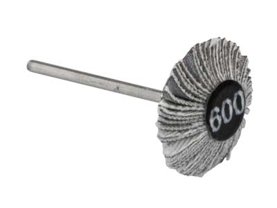 Bench Essentials By Cooksongold Emery Flap Wheel, Knife Edge, 600 Grit - Standard Image - 1