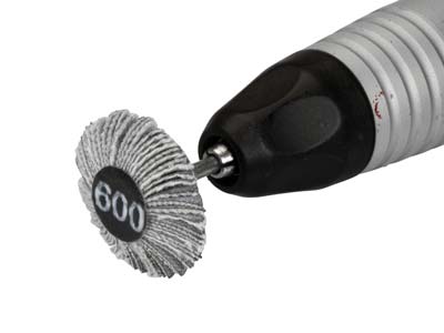 Bench Essentials By Cooksongold Emery Flap Wheel, Knife Edge, 600 Grit - Standard Image - 3