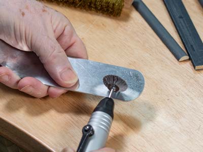 Bench Essentials By Cooksongold Emery Flap Wheel, Knife Edge, 800 Grit - Standard Image - 4
