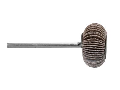 Bench Essentials By Cooksongold Emery Flap Wheel, Oval, 100 Grit - Standard Image - 2