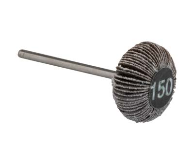 Bench Essentials By Cooksongold Emery Flap Wheel, Oval, 150 Grit - Standard Image - 1