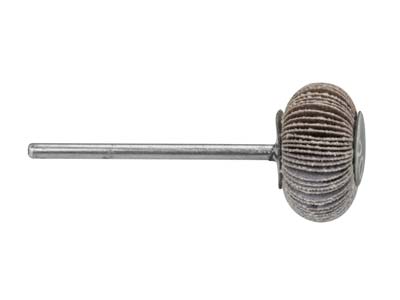 Bench Essentials By Cooksongold Emery Flap Wheel, Oval, 220 Grit - Standard Image - 2