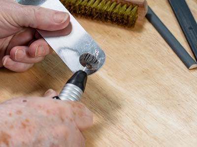 Bench Essentials By Cooksongold Emery Flap Wheel, Oval, 220 Grit - Standard Image - 4