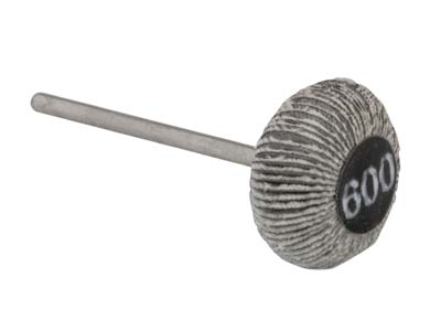 Bench Essentials By Cooksongold Emery Flap Wheel, Oval, 600 Grit - Standard Image - 1