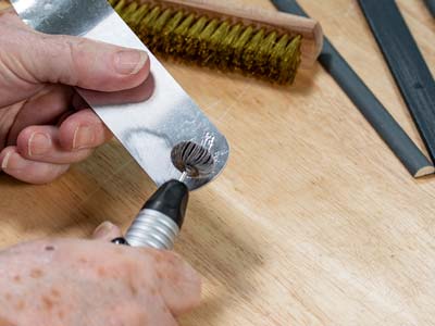 Bench Essentials By Cooksongold Emery Flap Wheel, Oval, 800 Grit - Standard Image - 4