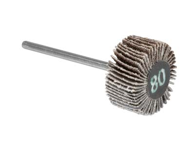 Bench Essentials By Cooksongold Emery Flap Wheel, Square Edge, 80 Grit - Standard Image - 1
