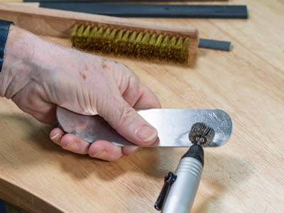 Bench Essentials By Cooksongold Emery Flap Wheel, Square Edge, 80 Grit - Standard Image - 4