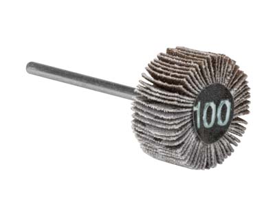 Bench Essentials By Cooksongold Emery Flap Wheel, Square Edge, 100 Grit - Standard Image - 1