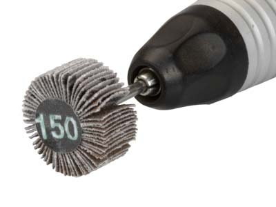 Bench Essentials By Cooksongold Emery Flap Wheel, Square Edge, 150 Grit - Standard Image - 3