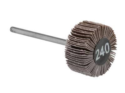 Bench Essentials By Cooksongold Emery Flap Wheel, Square Edge, 240 Grit - Standard Image - 1