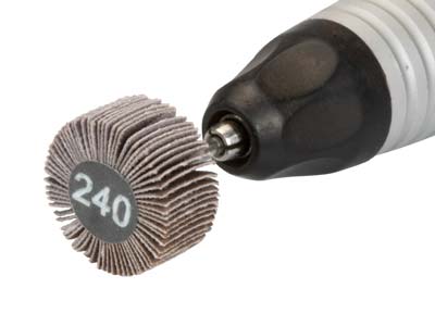 Bench Essentials By Cooksongold Emery Flap Wheel, Square Edge, 240 Grit - Standard Image - 3